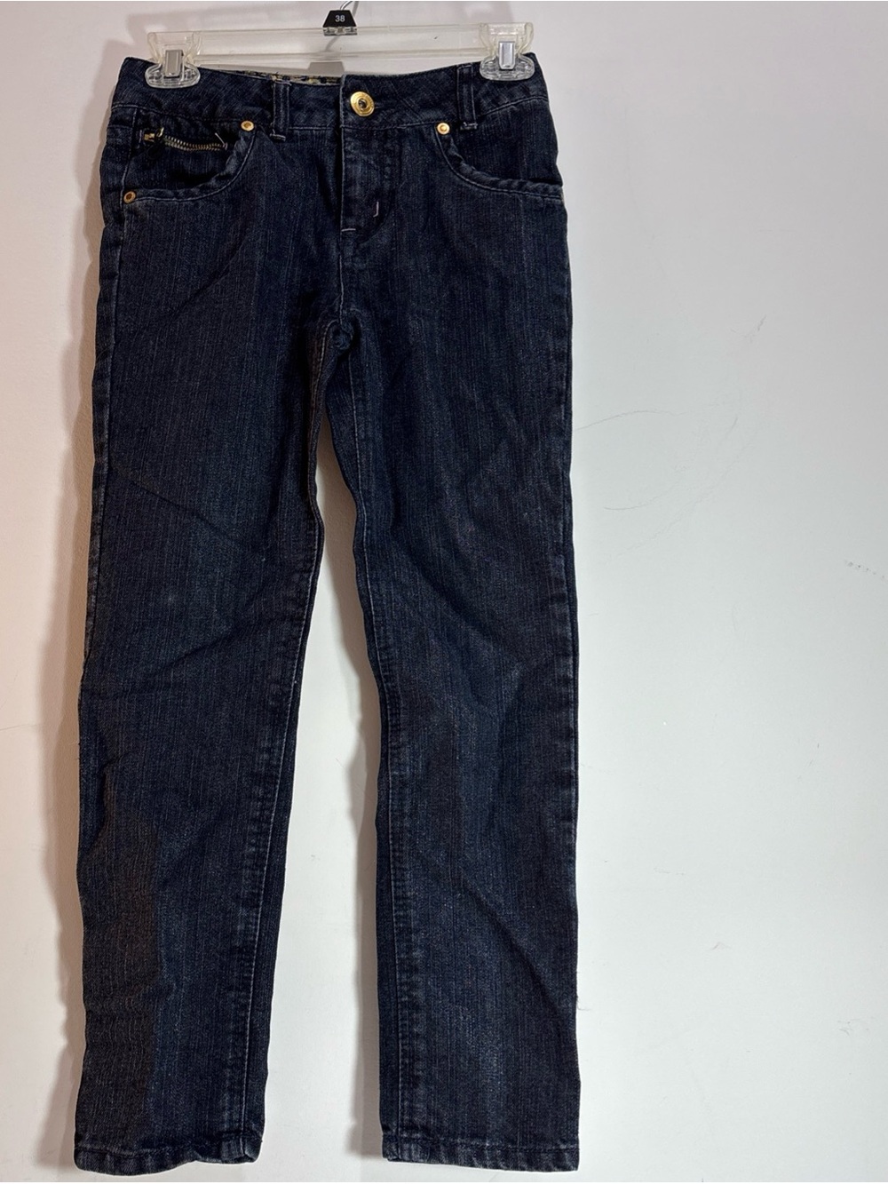 Hannah Montana by Disney Girls sparkling Jeans Straight Fit Jeans. 1195